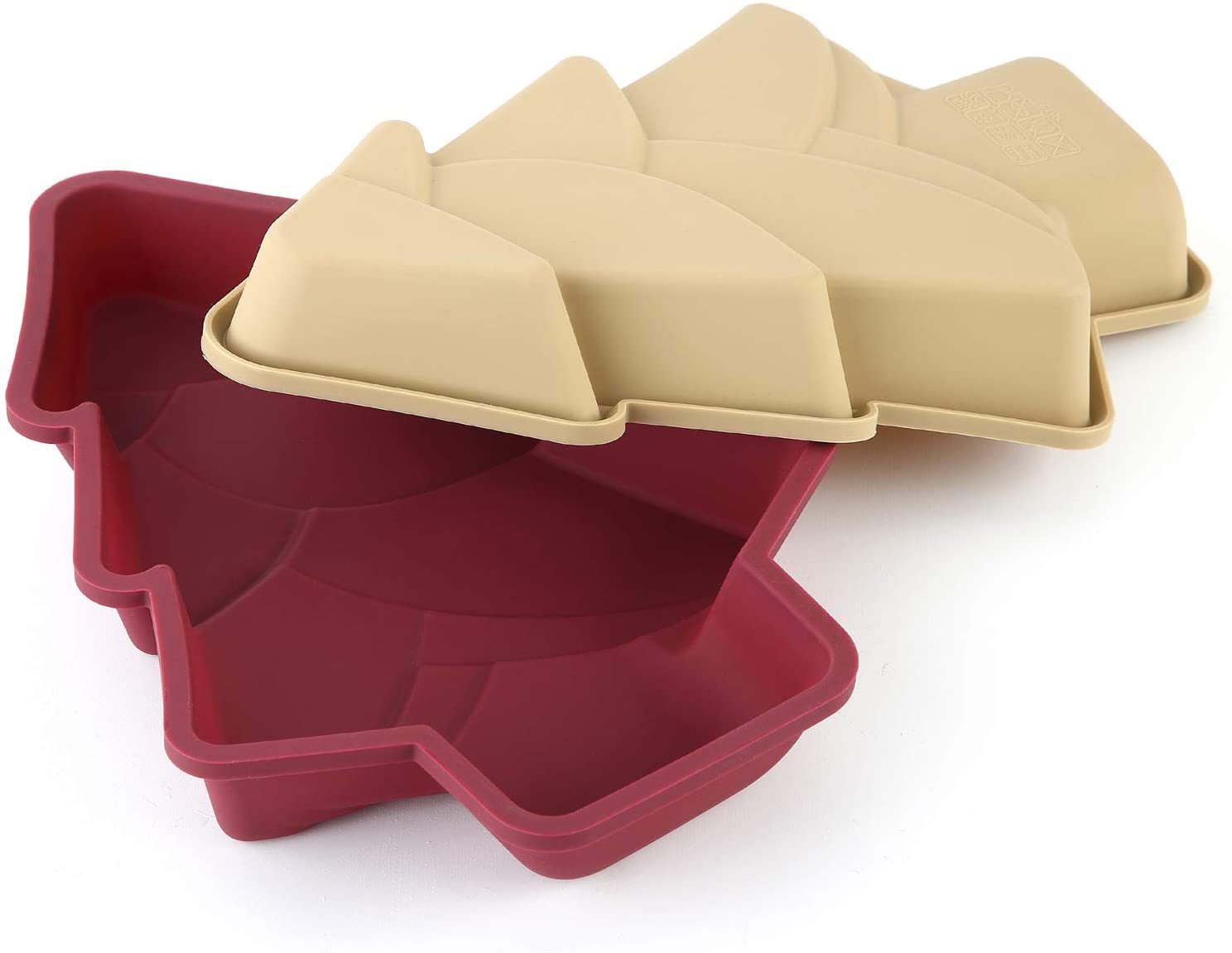 Giant Large grand Xmas Christmas tree DIY Cake Pan Nonstick 100% food grade approved silicone baking mold