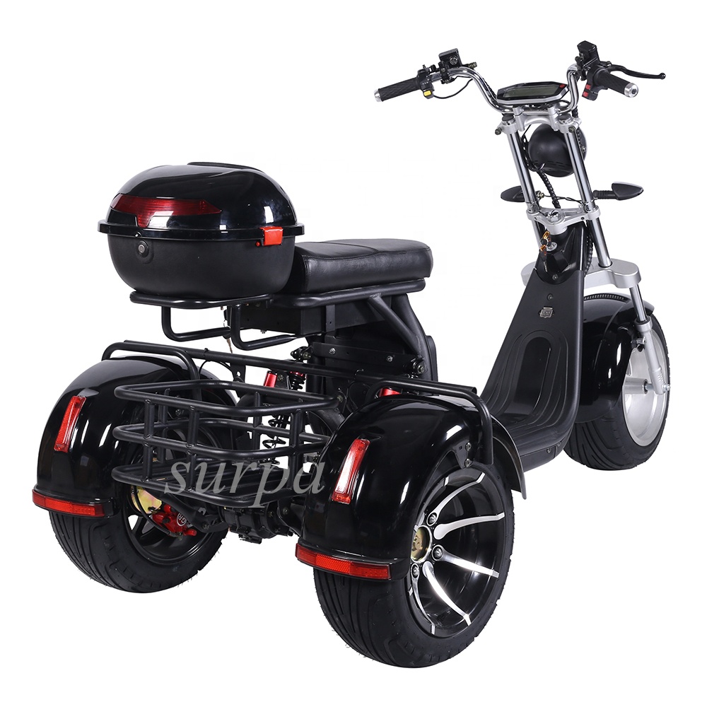 1000w 2000w 60v12ah /20ah Два съемный аккумулятор citycoco с толстыми покрышками 3-х колесный Гольф доска цикл доска Электрический скутер