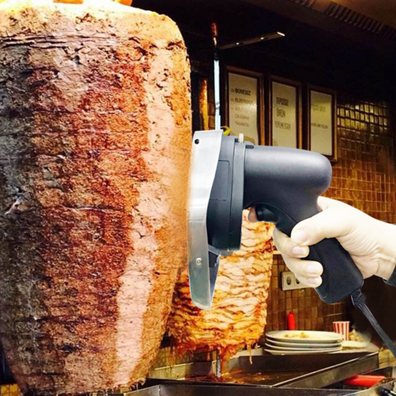 Горячая Распродажа, автоматическая мясорубка, мини-машина для резки шаурмы, слайсер для кебаба, электрическая шаурма