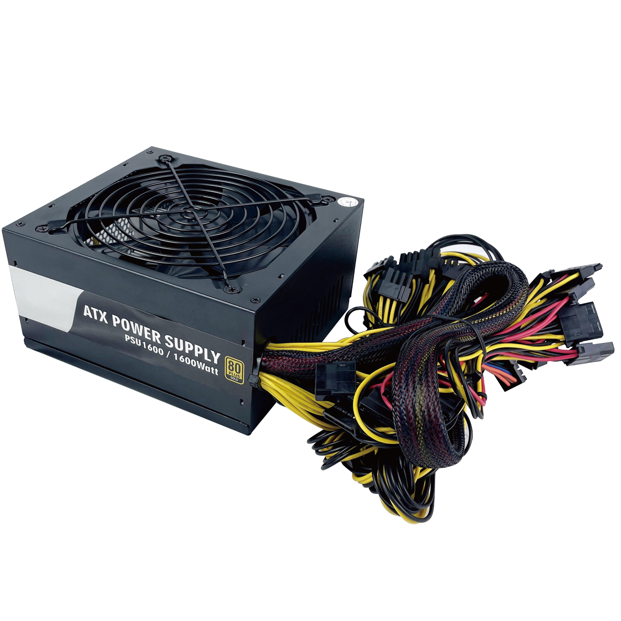 12gpu материнская плата горнодобывающий корпус 80 Gold Plus пк блок питания ATX PSU 1600 вт добыча ATX питание для Eth Gpu добычи рог