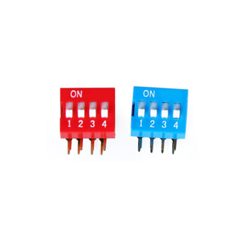 DA-04 4 Pin SPST push pull switch Electronic red DIP Switch 1.27/2.54 pitch dip switch