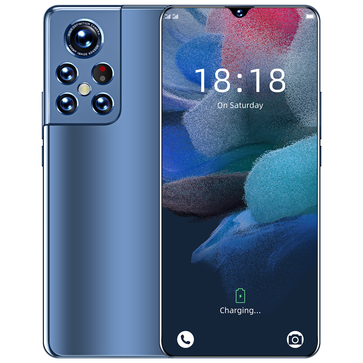 5G смартфон S22 ультра 6,9 дюймов полный экран 16 + 512GB Android мобильных телефонов с Face ID Оригинальный разблокированный сотовый телефон
