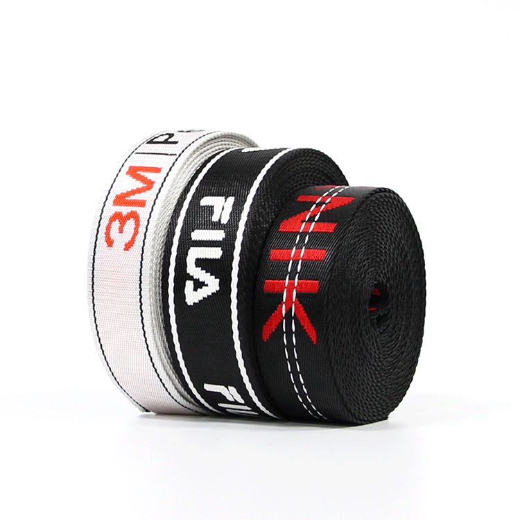 Custom Printed Fashion Label Polyester Woven Knitted Underwear Waistband Jacquard Webbing Soft Elastic Band For Underwear