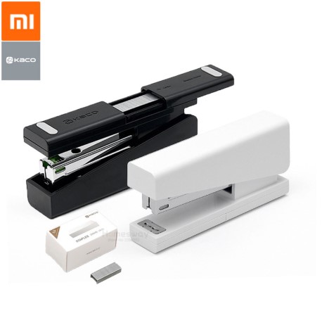 Степлер Xiaomi Mijia Kaco LEMO со 100 шт. скоб 24/6 26/6 для канцелярских принадлежностей офисные аксессуары Школьные принадлежности