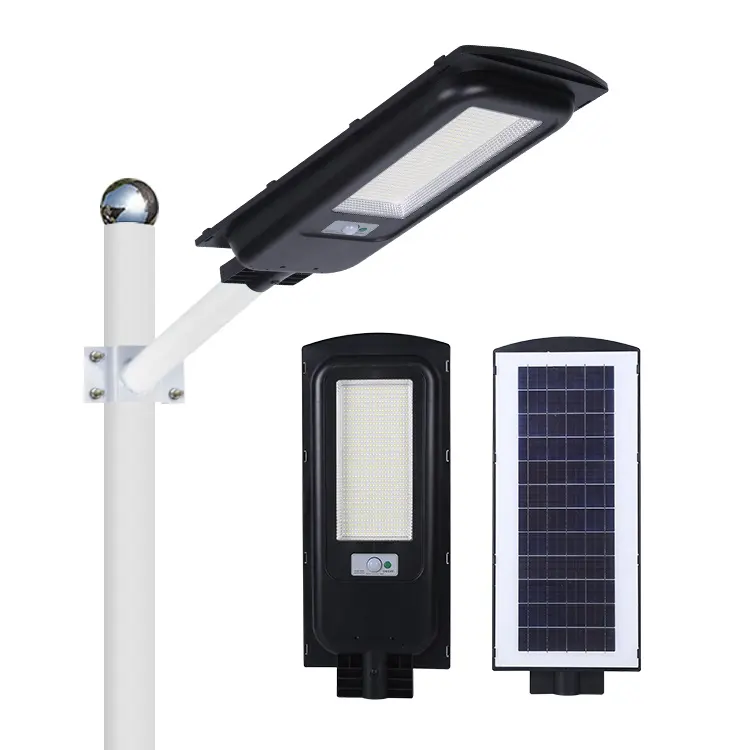 ZENLEA lighting waterproof IP65 outdoor ABS 50w 100w 200w 300w all in one integrated solar led street light