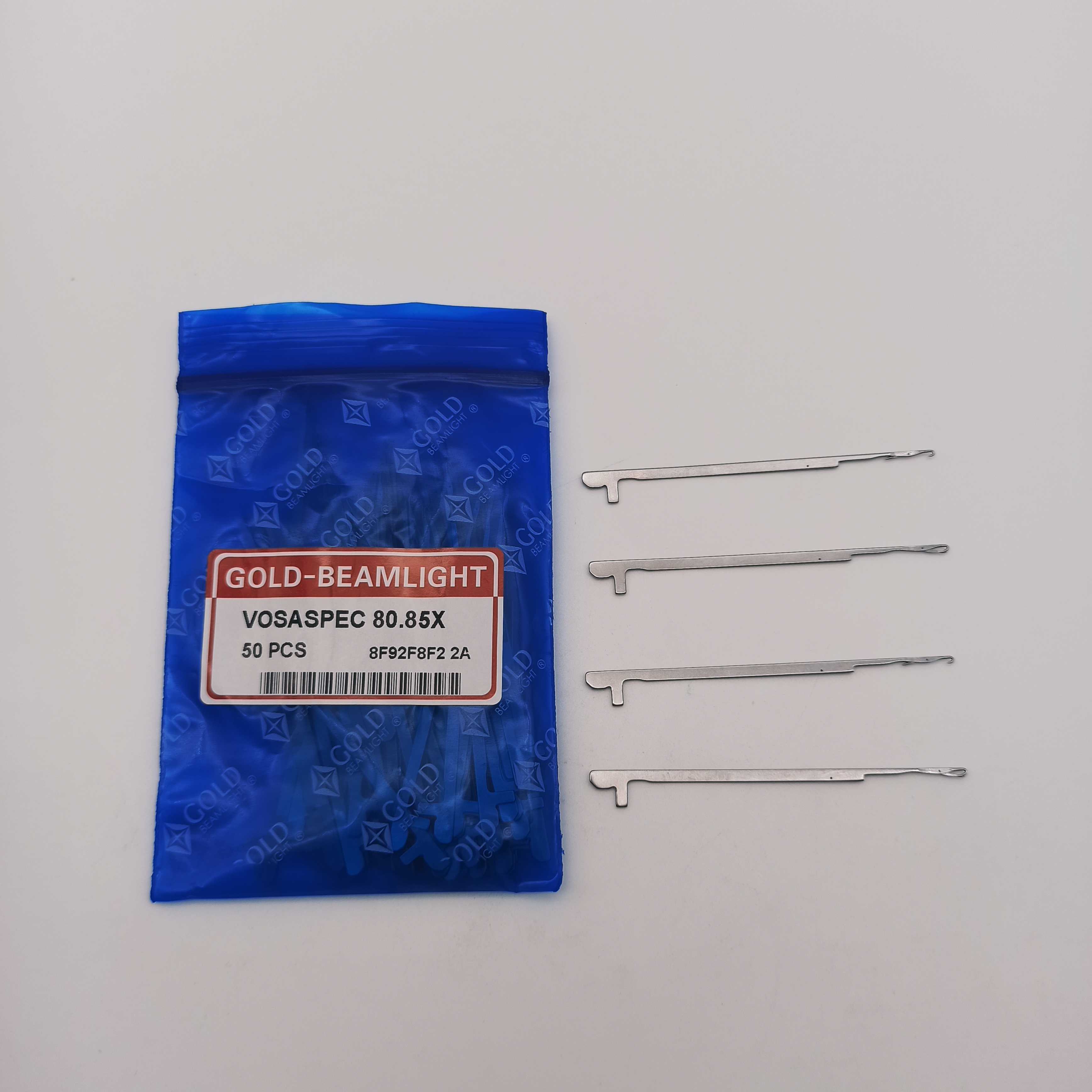 GOLD-BEAM LIGHT 12GG flat machine knitting needles VOSPEC 80.85X