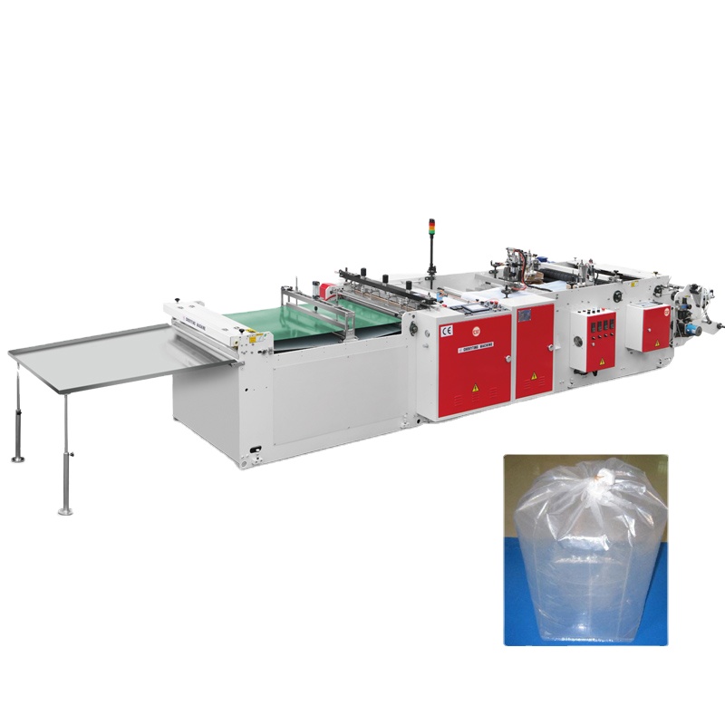 automatic heavy duty big bottom sealing garbage pet food plastic bag machine LDPE cement bag making machine by fly knife system