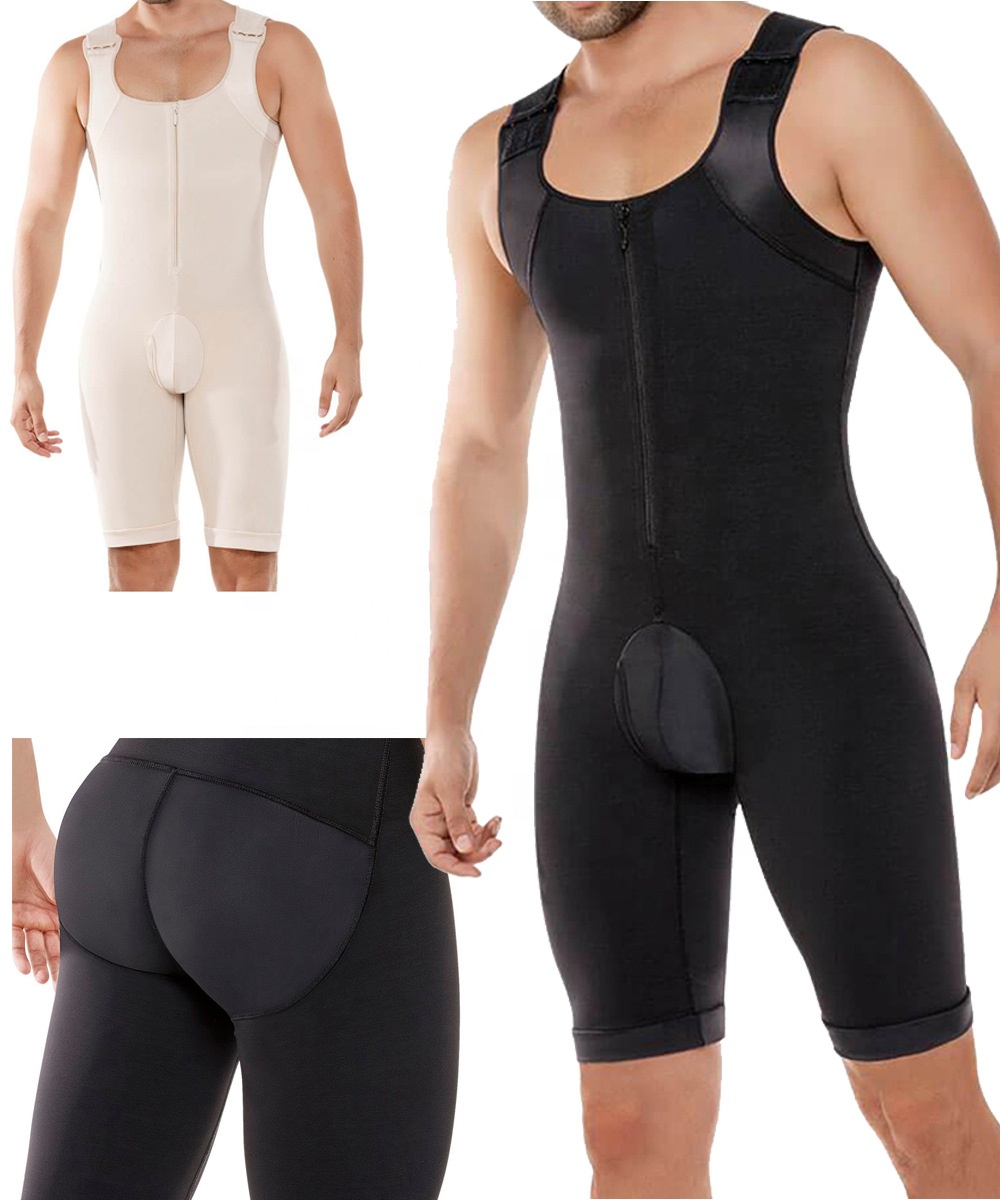 QC-D044 Factory wholesale price men high quality abdomen men plus size shapewear for men