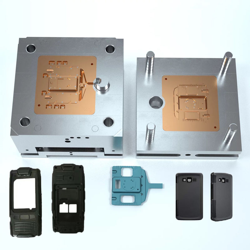 Electronic Products Plastic Injection Mould Usb Data Cables Phone Case Inject Moulded