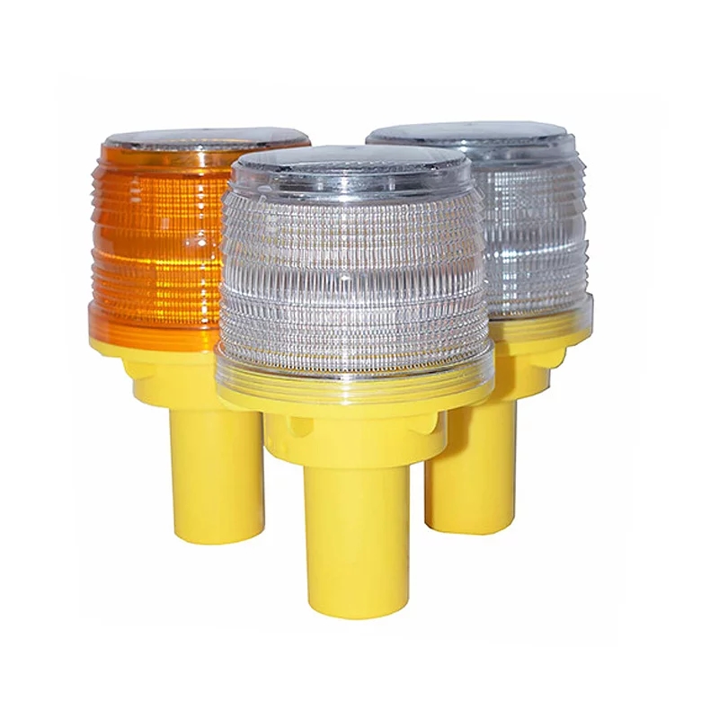Manufacturer Price High Brightness solar beacon warning lamp light for the traffic cone,roadblock and other road saf