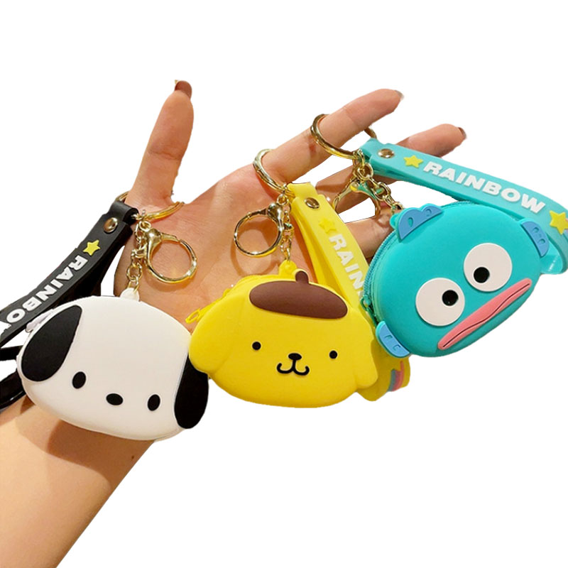 cartoon cute sanrio silicone coin purse