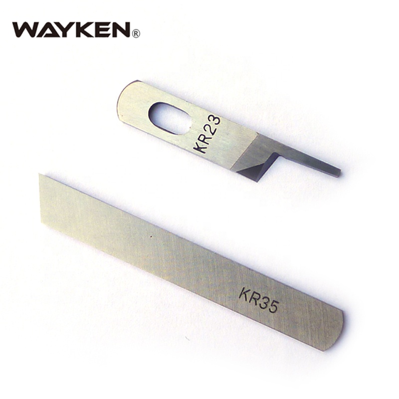 Оптовая продажа, Китай, Тайвань, WAYKEN, 4 нити, 747 оверлок, детали швейной машины, нож 201121A 202295 KR23 KR35