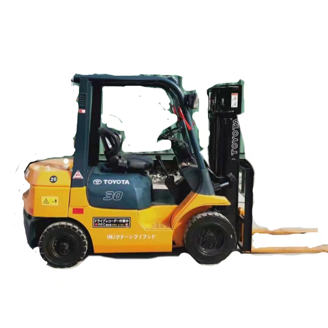 6fd 7fd 8fd25 30 Toyota forklift with side shift bale clamp for sale