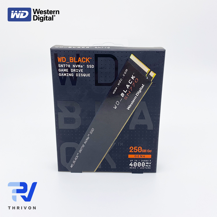 Игровой диск WESTERN DIGITAL WD BLACK SN770 250 ГБ NVME SSD
