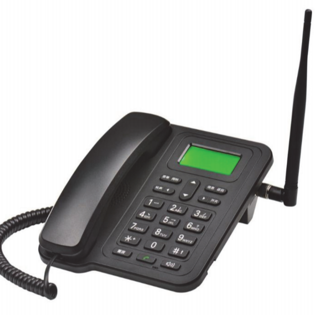 3G Fixed Wireless Phone Terminal Desk Phone SIM Card Mobile Desktop Telephone GSM /WCDMA 4 Band Frequency