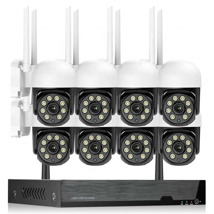 Уличная PTZ-камера видеонаблюдения с Wi-Fi, 4 канала, 8 каналов, 3 Мп