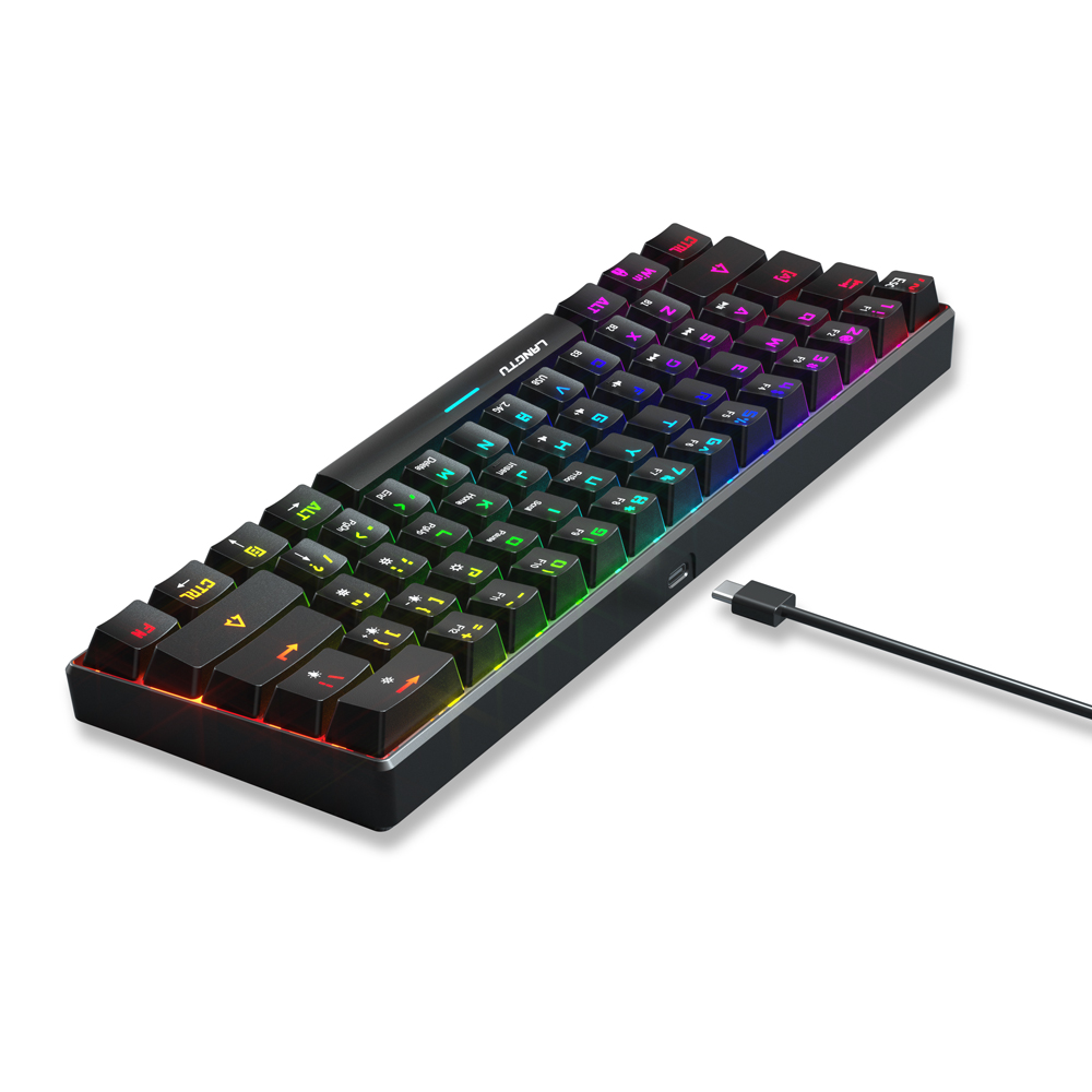 Клавиатура игровая Механическая с Rgb подсветкой, со светодиодной подсветкой
