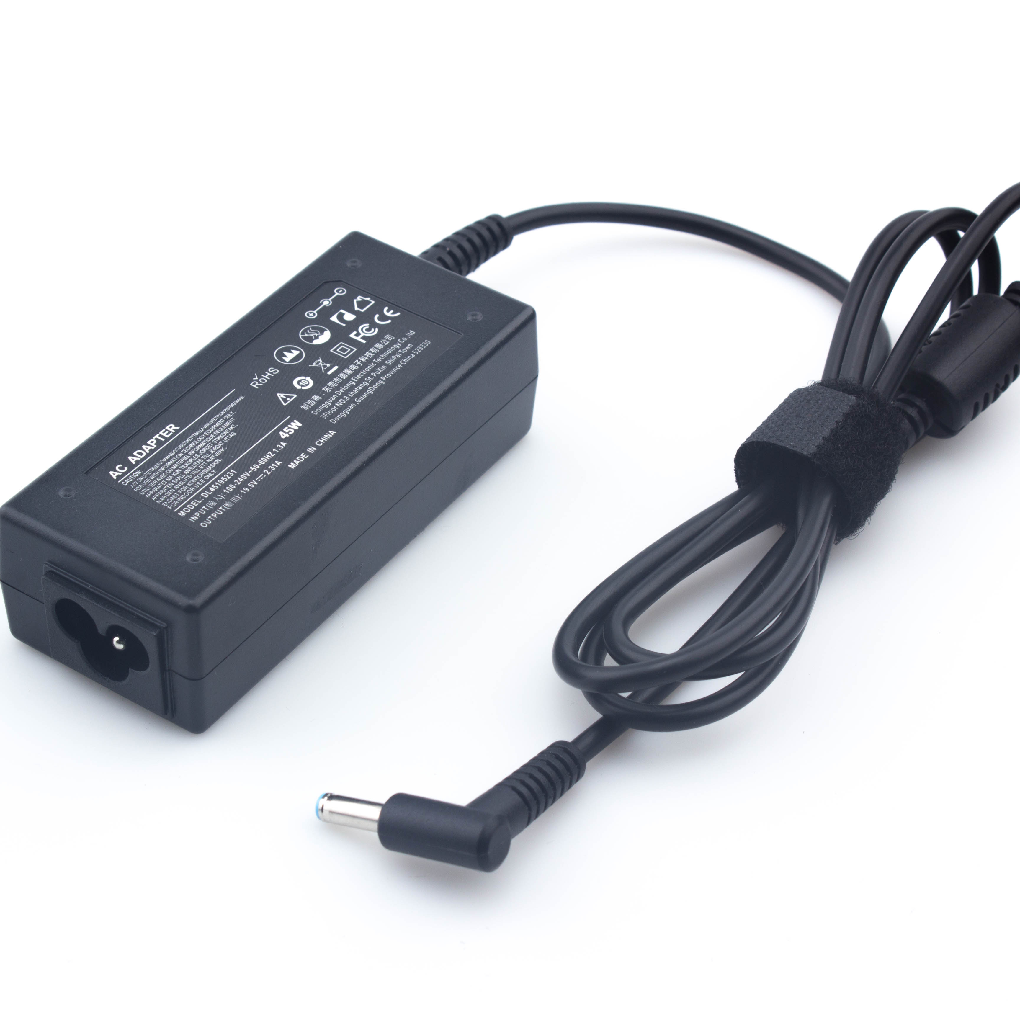 Наиболее продаваемые товары адаптеры для ноутбуков 19,5 V 2.31A Ac Dc штекер Адаптер зарядного устройства для струйного принтера HP с 4,5*3,0 мм синий Pin-код