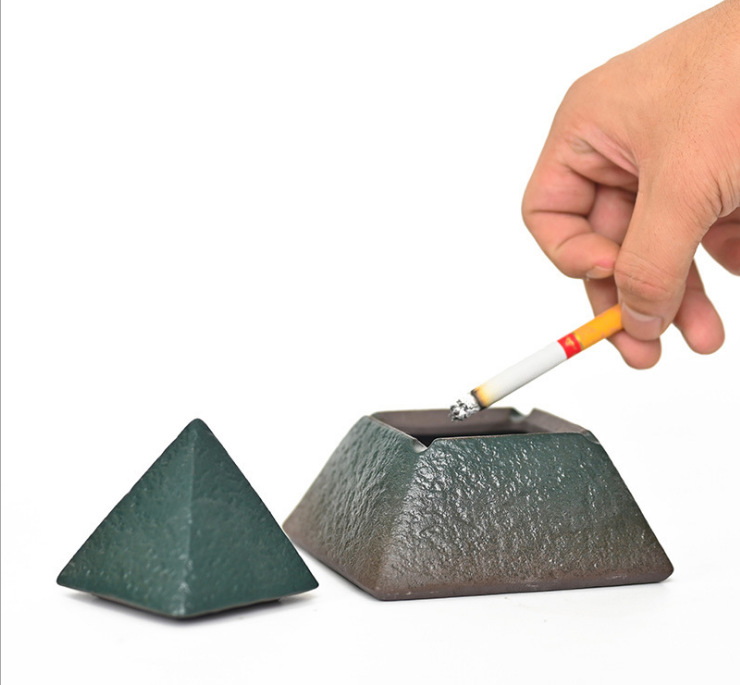 Supreme Crystal Stainless Stell Ashtray