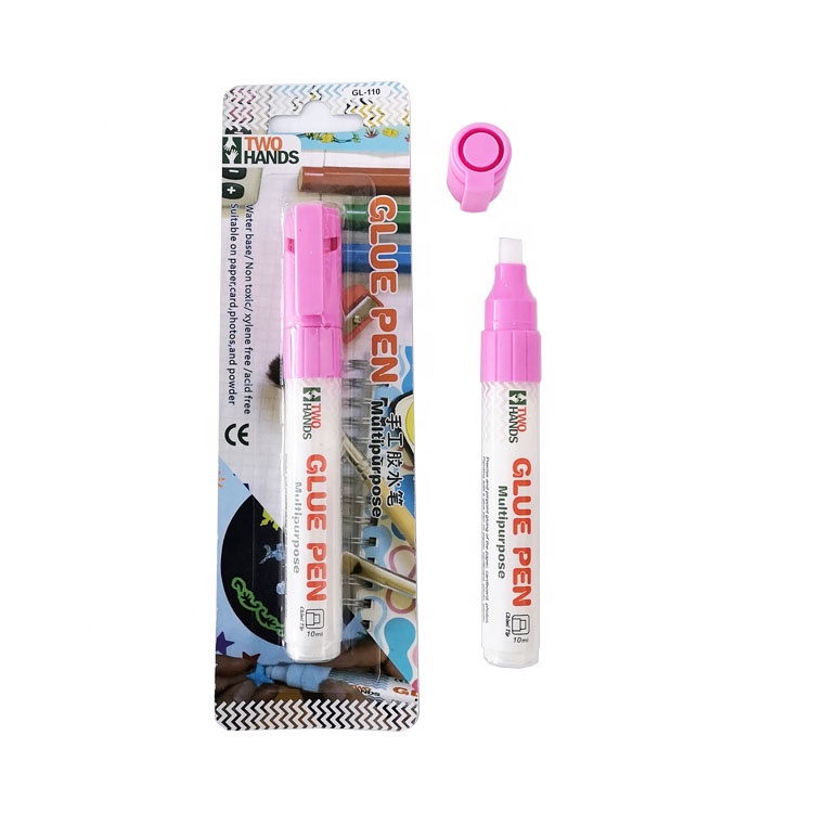 High Quality White Color Fast Drying Waterproof Liquid Glue Pen for DIY Painting