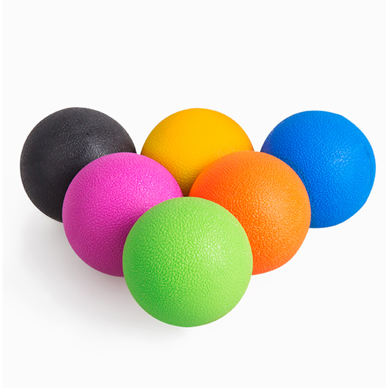 Multiple Colors Fitness Soft Silicone Spiky Roller Massage Ball Lacrosse massage ball
