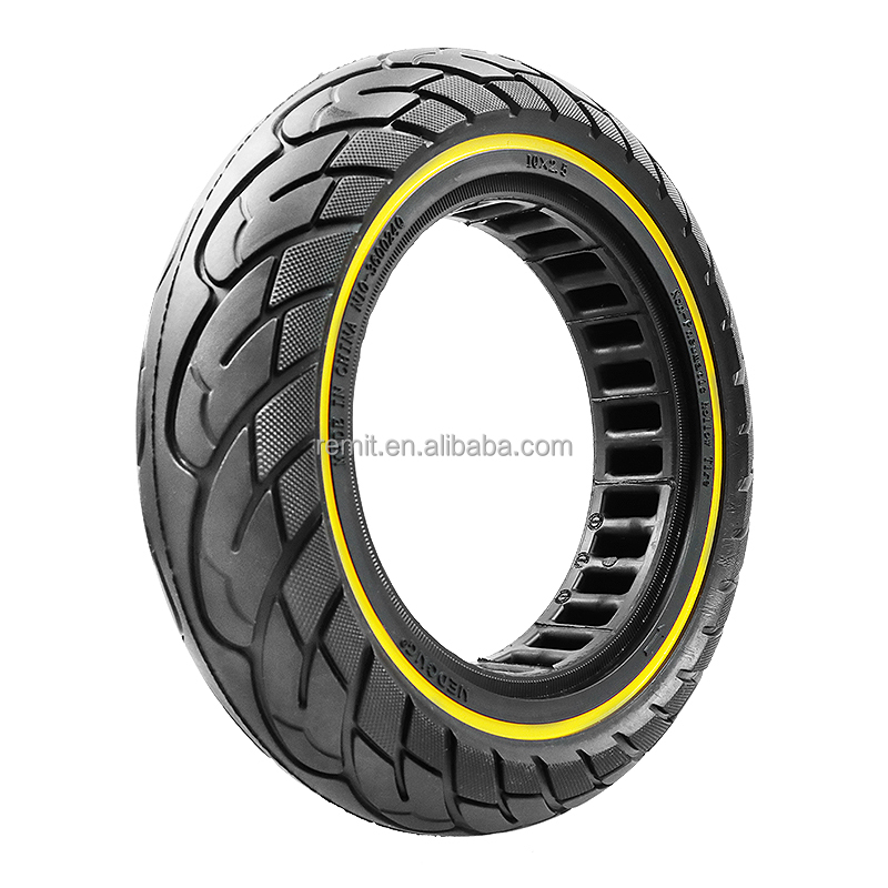 Colorful 10 x 2.5 Solid Tire for MAX G30 Electric Scooter Spare Parts and Accessories Soft Rubber Material