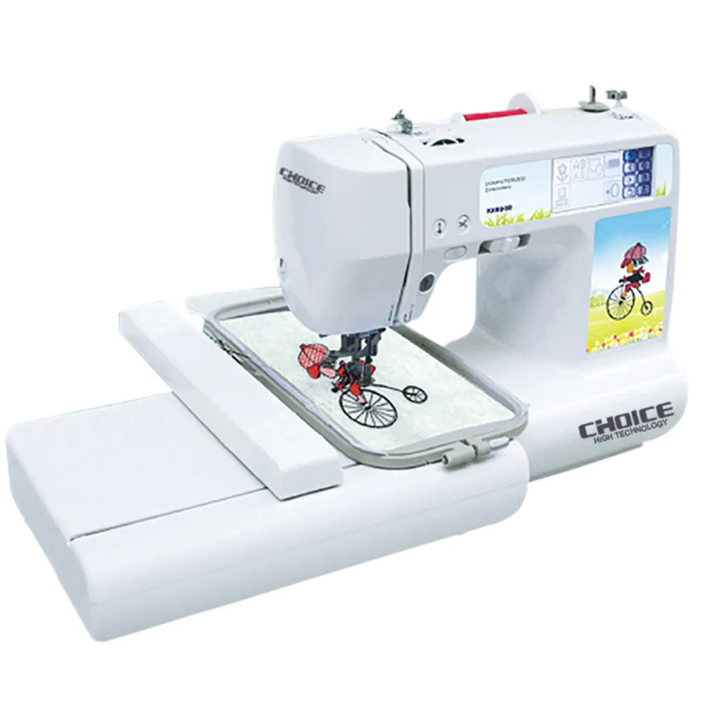 GC890B computerized sewing embroidery machine mini household embroidery sewing machine