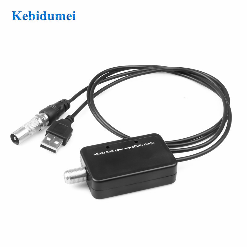 Kebidumei Высокое качество Простая установка 25DB Усилитель ТВ сигнала усилитель цифровой HD для кабеля ТВ Fox антенна HD канал
