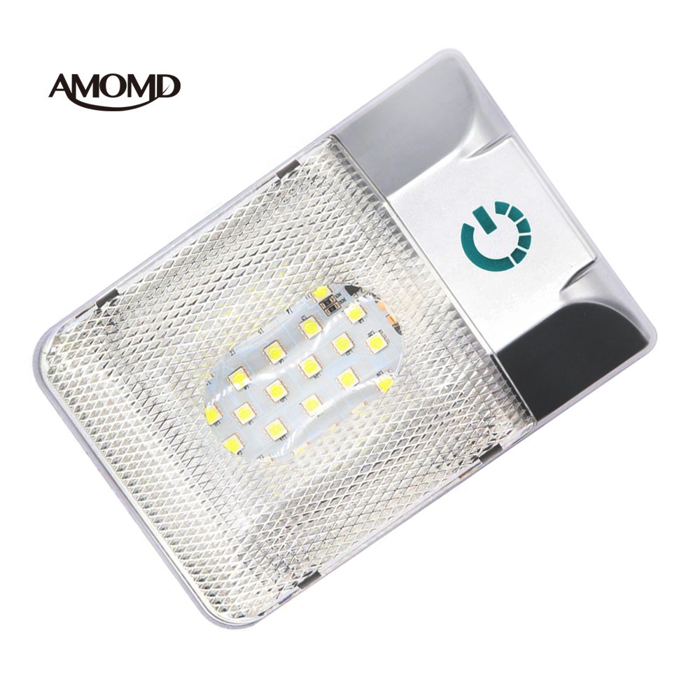 AMOMD 3,6 W прожектор квадратный сенсорный затемнения потолочный купол свет для RV Морской автомобиль