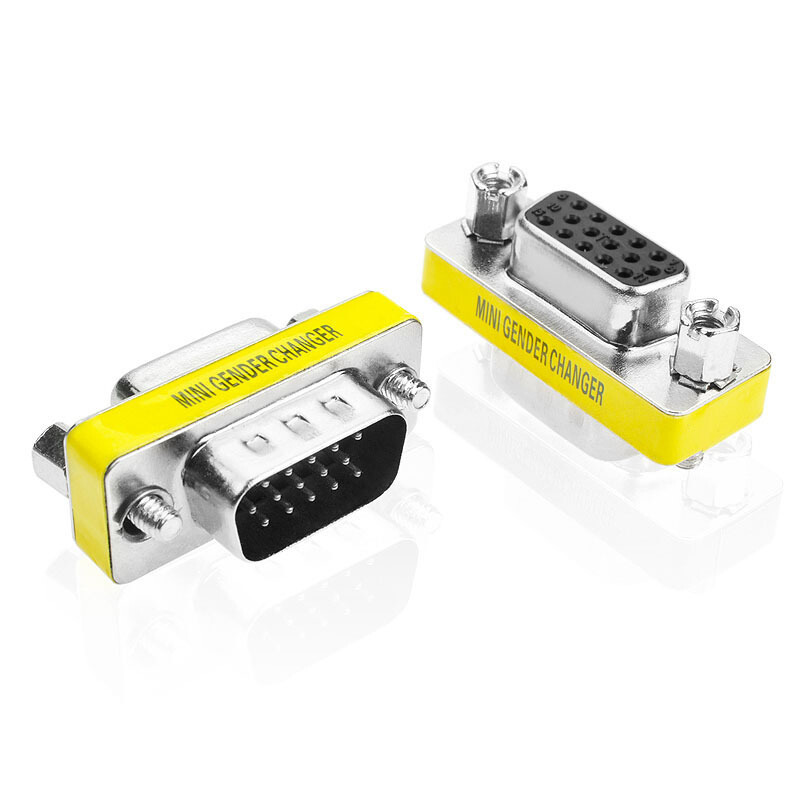 Magelei OEM оптовая продажа дешевая цена HD15 VGA штекер-штекер/гнездо M/M мини-переходник для ПК VGA штекер/гнездо адаптер конвертер