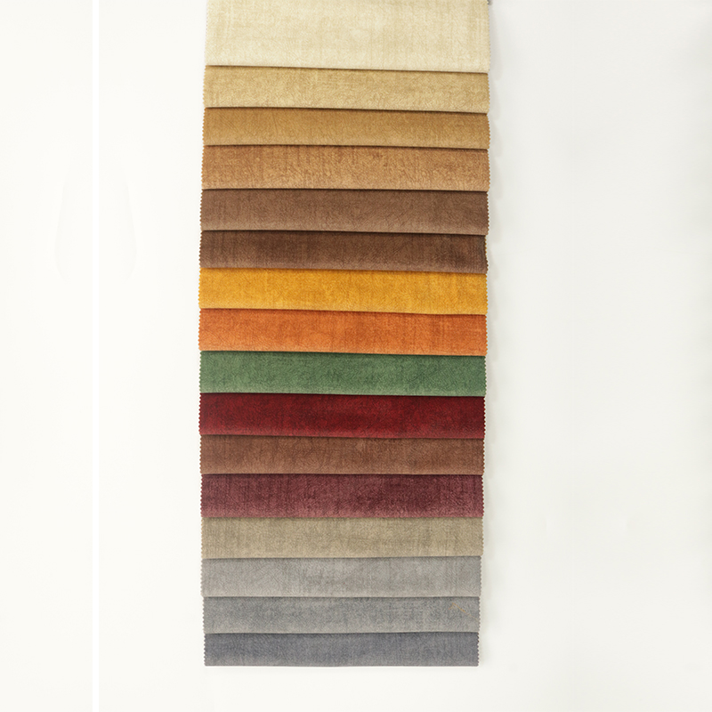 Free Sample! 16 color velvet polyester armchair upholstery material fabric for furniture velour