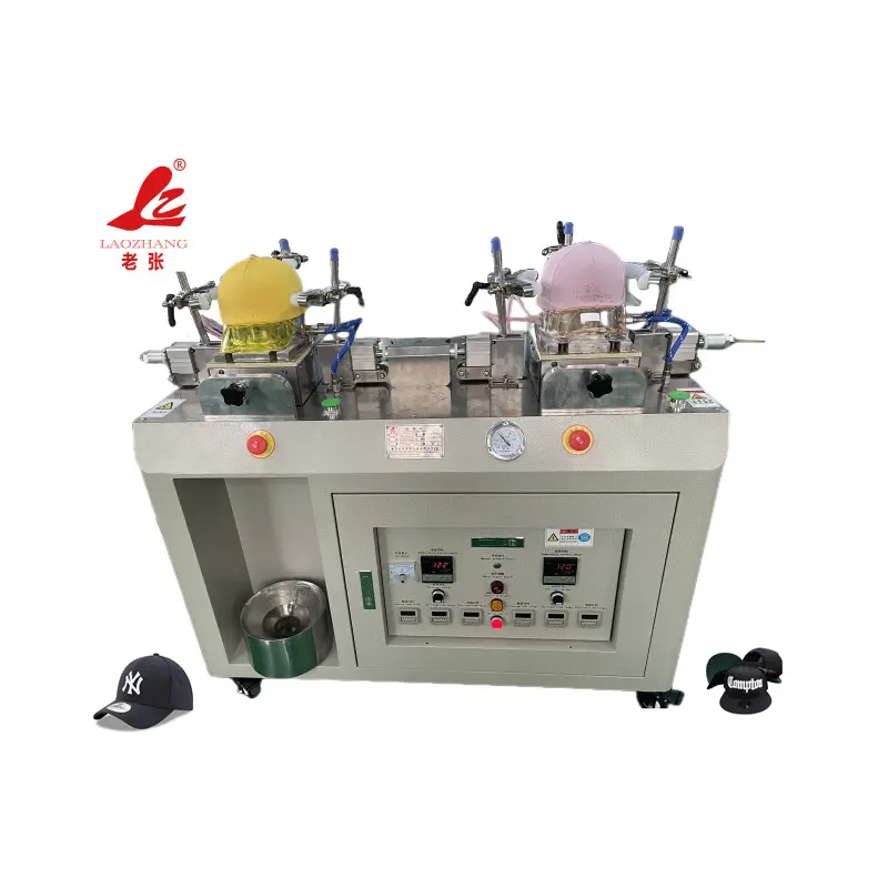 Double-moulds internal boiler  automatic baseball cap steam ironing machine