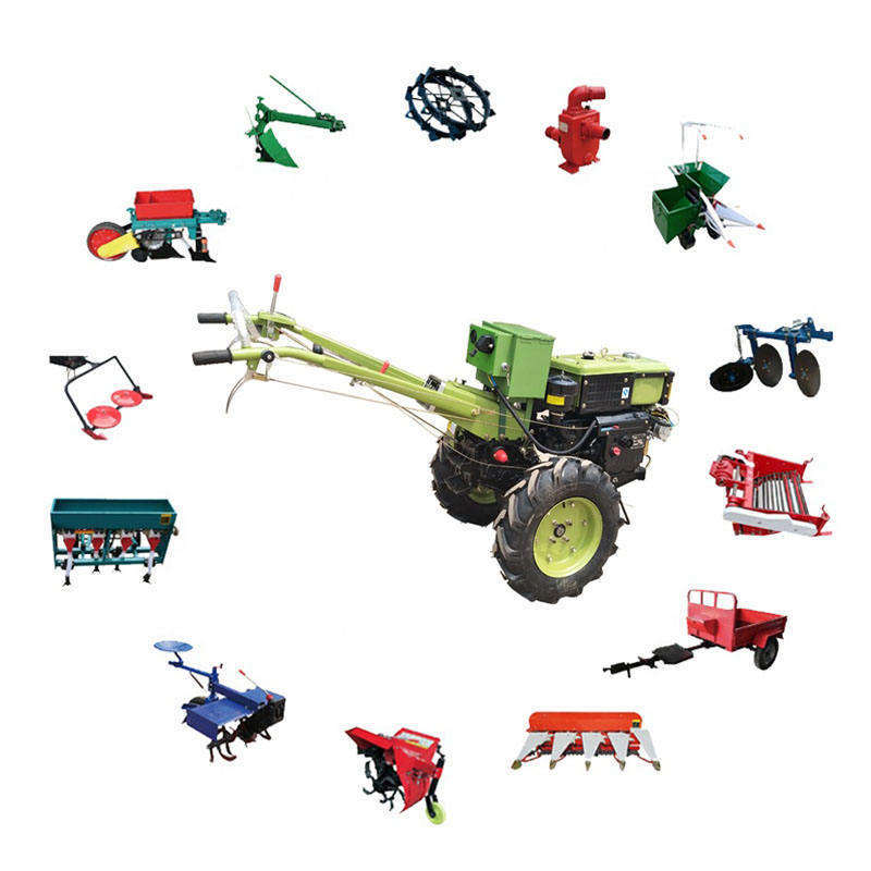 Hand Tractors Agriculture Two Wheel Mini Diesel Engine Best Price 20 Hp Walking Tractor In 2023