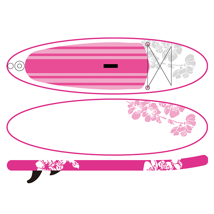 WeiHe Inflatable Stand Up Paddle Board Pink