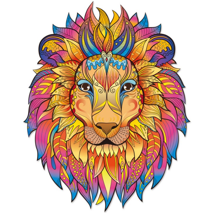 animal Toy irregular shape adult wooden jigsaw puzzle