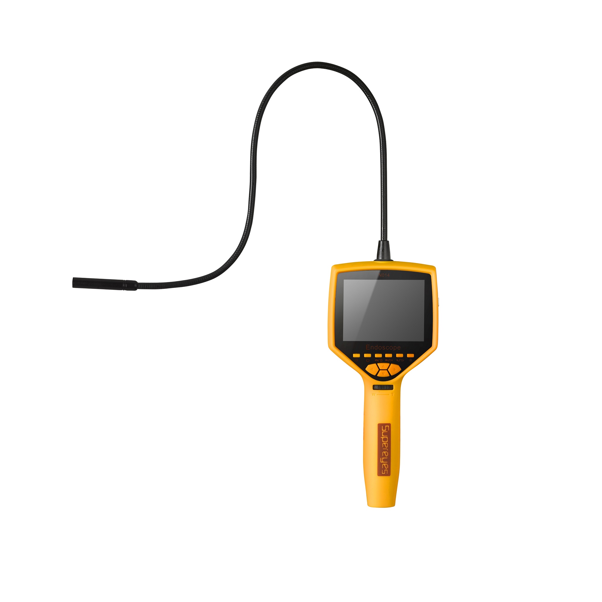 Supereyes N014 3.5" monitor 9mm lens waterproof video endoscope sanke tube inspection camera borescope with memory SD card