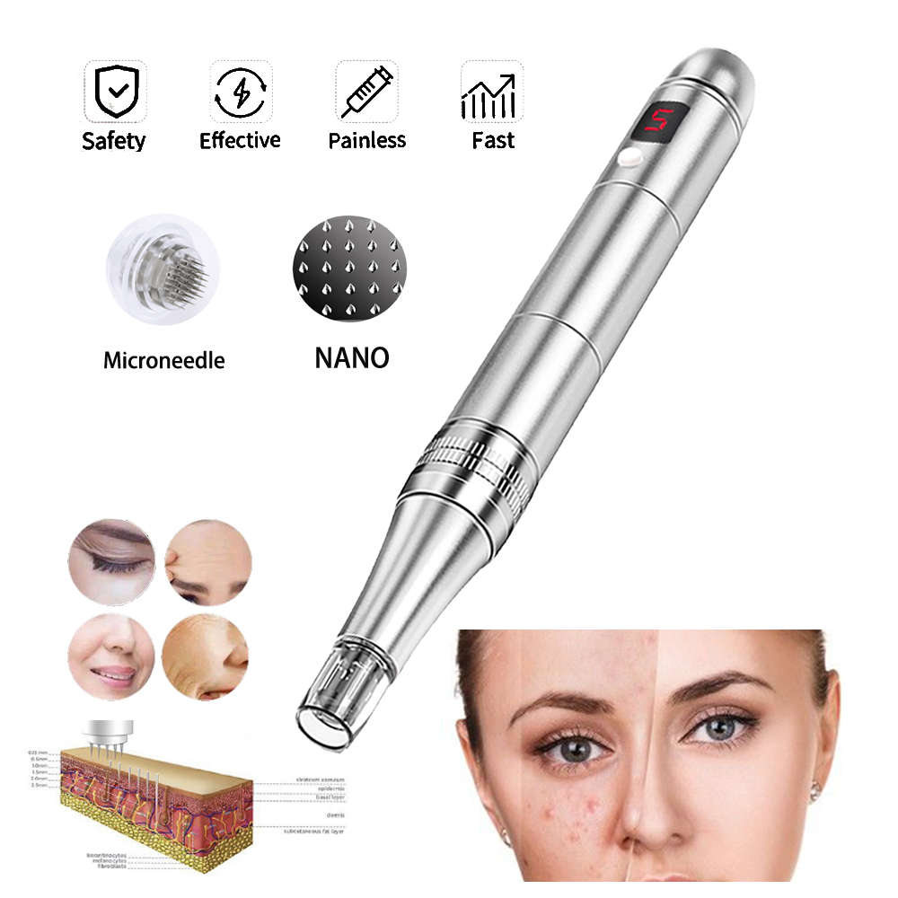 Private Logo Agujas Cost Dermal Pen Filler Microneedle Dermapen-Professional M5 M7 A6 4 Professional Dermapen