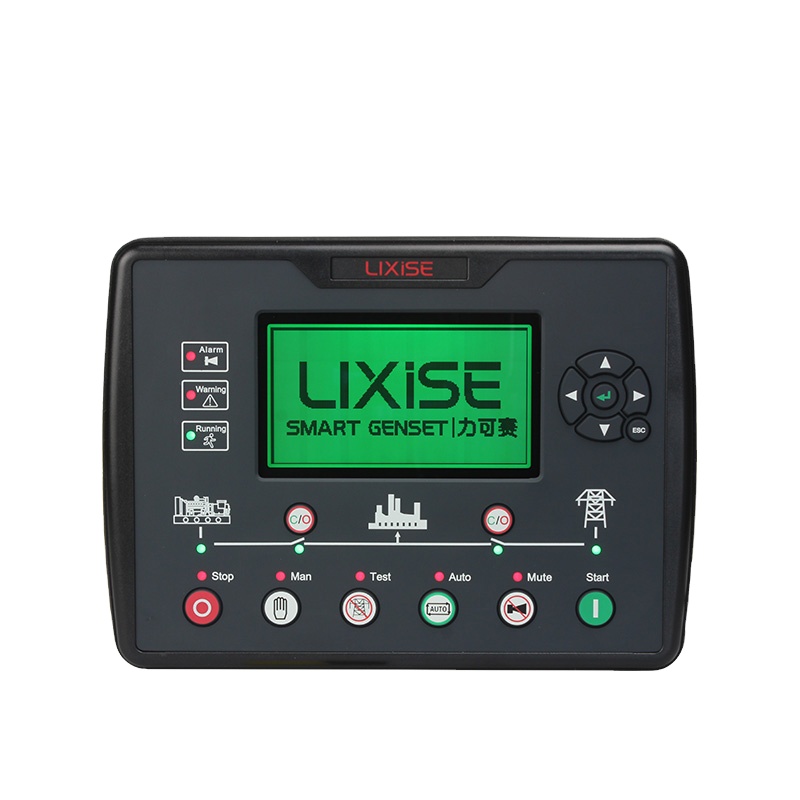 Комплект дизельных генераторов LIXiSE LXC6120E AMF, контроллер, ЖК-дисплей, автоматический старт, контроллер генератора, запчасти, Электронная печатная плата, панель