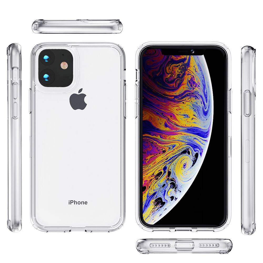 Прозрачный Акриловый чехол из ТПУ для iphone 12, чехол для телефона iphone 11 Pro Max XR XS MAX 6 7 8 Plus