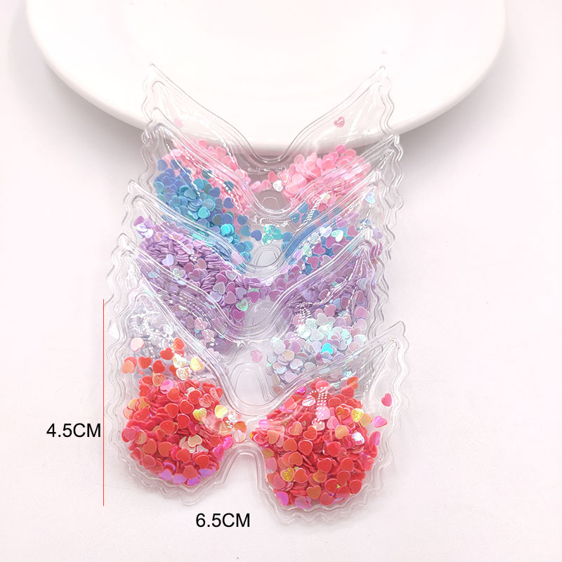 wings Transparent Sequins Accessories DIY Bow The angel Jewelry Craft Supplies Home Decoration