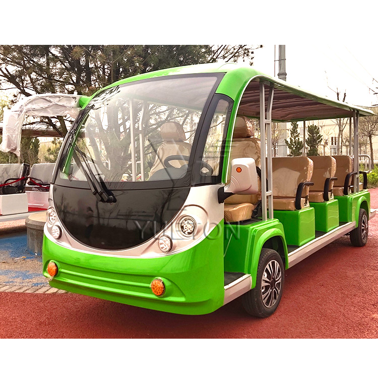 14 Seats Shuttle Tourist Bus Electric Sightseeing Car With High Quality