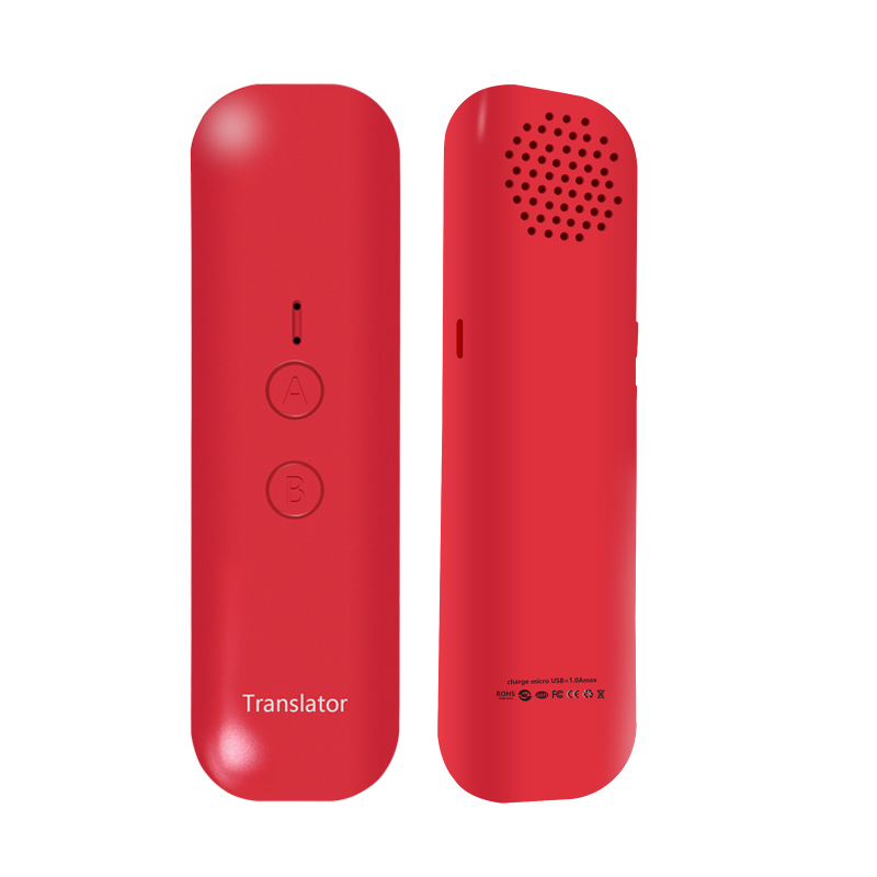 4 colour portable Blue tooth real-time voice translator 80 languages instant portable pocket translator device