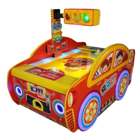 Hotselling Happy Taxi Hockey Table Arcade Screen Coin Operated Kids Hockey Game Machine For Sale