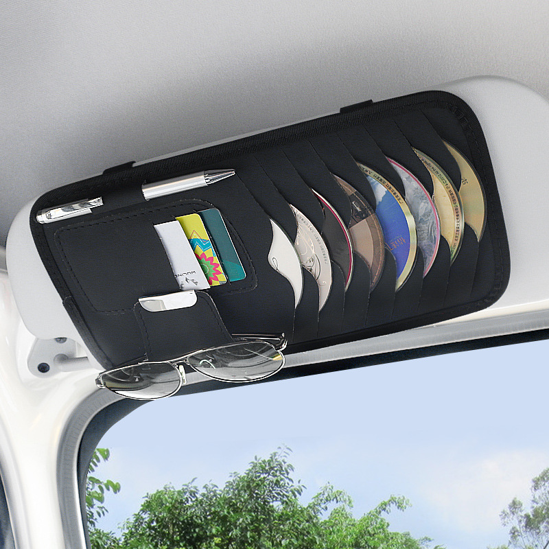 wholesale Fashion Car Sun Visor Multi-slot CD storage Case Bag