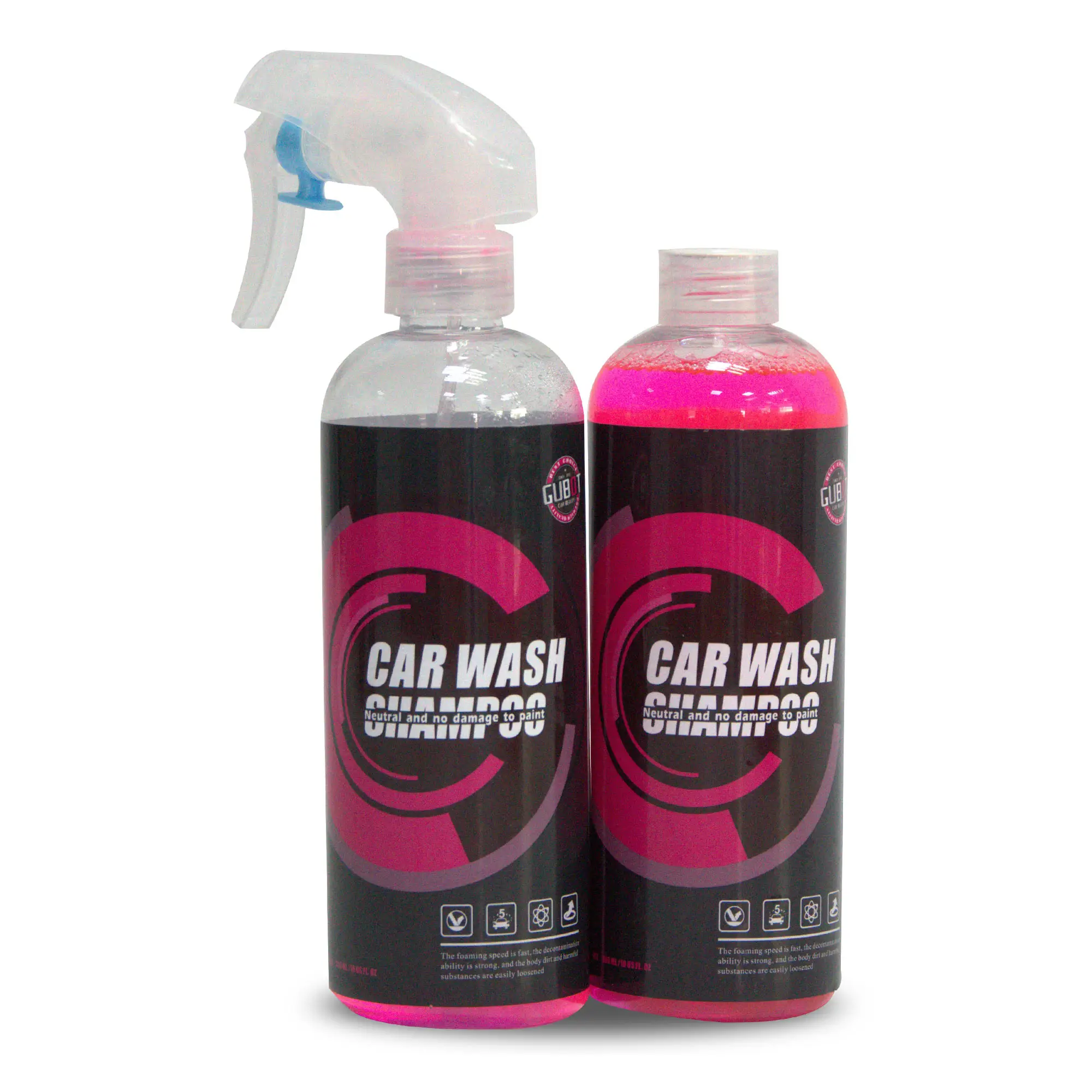 Gubot car accessories cleaning chemical soap car snow foam auto wash liquid car shampoo with wax