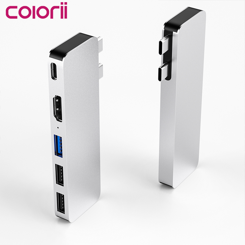 Док-станция USB C Hub Thunderbolt 3 с HDMl USB Data для MacBook, Macbook Pro, Macbook Air 2020 и новая микросхема M1