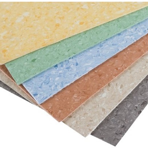 Homogeneous Hospital PVC Flooring commercial flooring