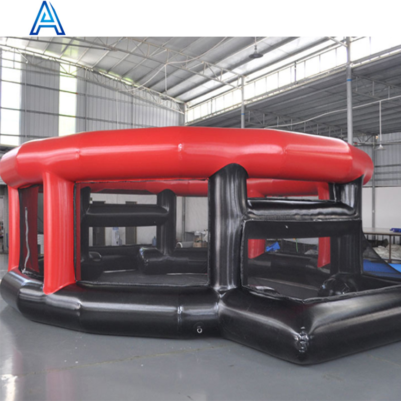 Factory manufacturer OEM customize high quality inflatable boxing platform for outdoor activity event commercial boxing rail