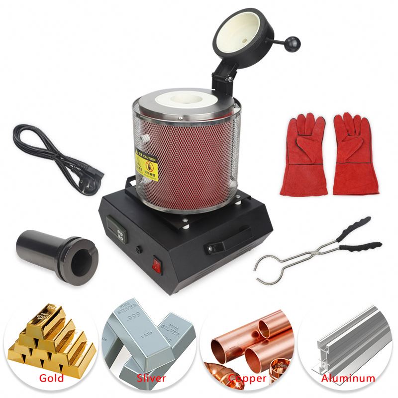 Gold And Silver Casting Mould Furnace For Lab Aluminium Cans Melting Heating Coil Induction Metal-Melting-Furnace Kiln