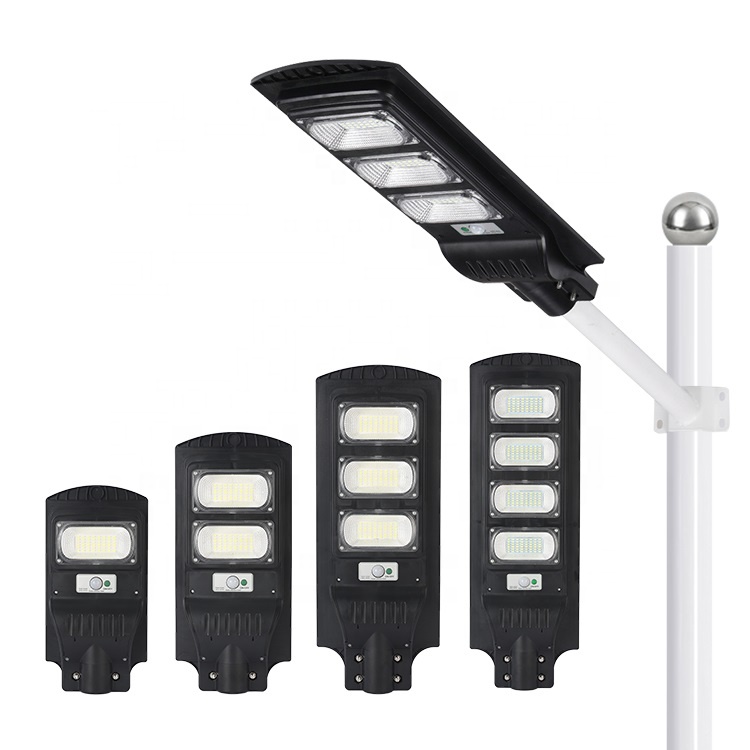 Уличный водонепроницаемый Ip67 Smd с дистанционным управлением, встроенный 30 Вт 60 Вт 90 Вт 120 Вт Универсальный светодиодный уличный фонарь на солнечной батарее